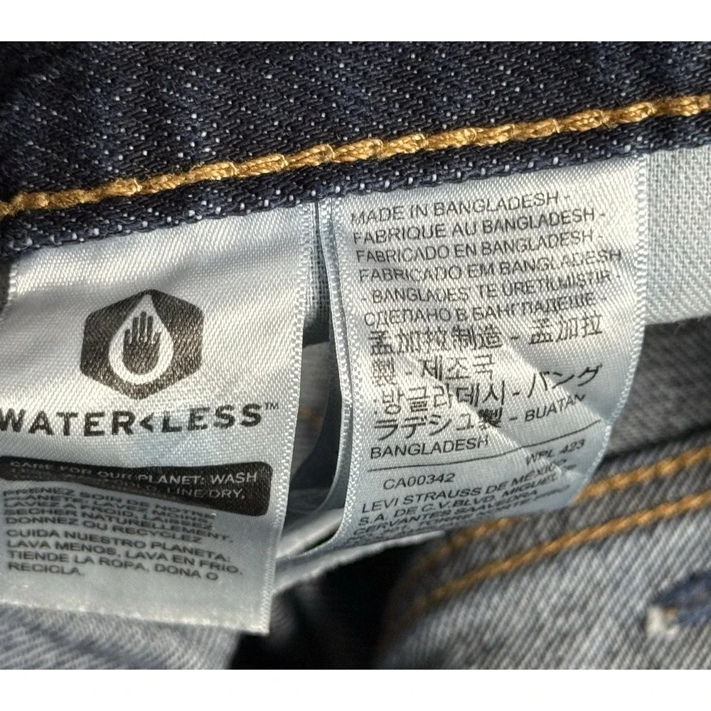 Levi's 550 Relaxed Fit Jeans Men's 40x34 Dark Wash Straight Leg Denim Classic